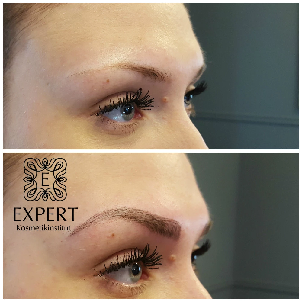 Microblading Vorher Nachher 1