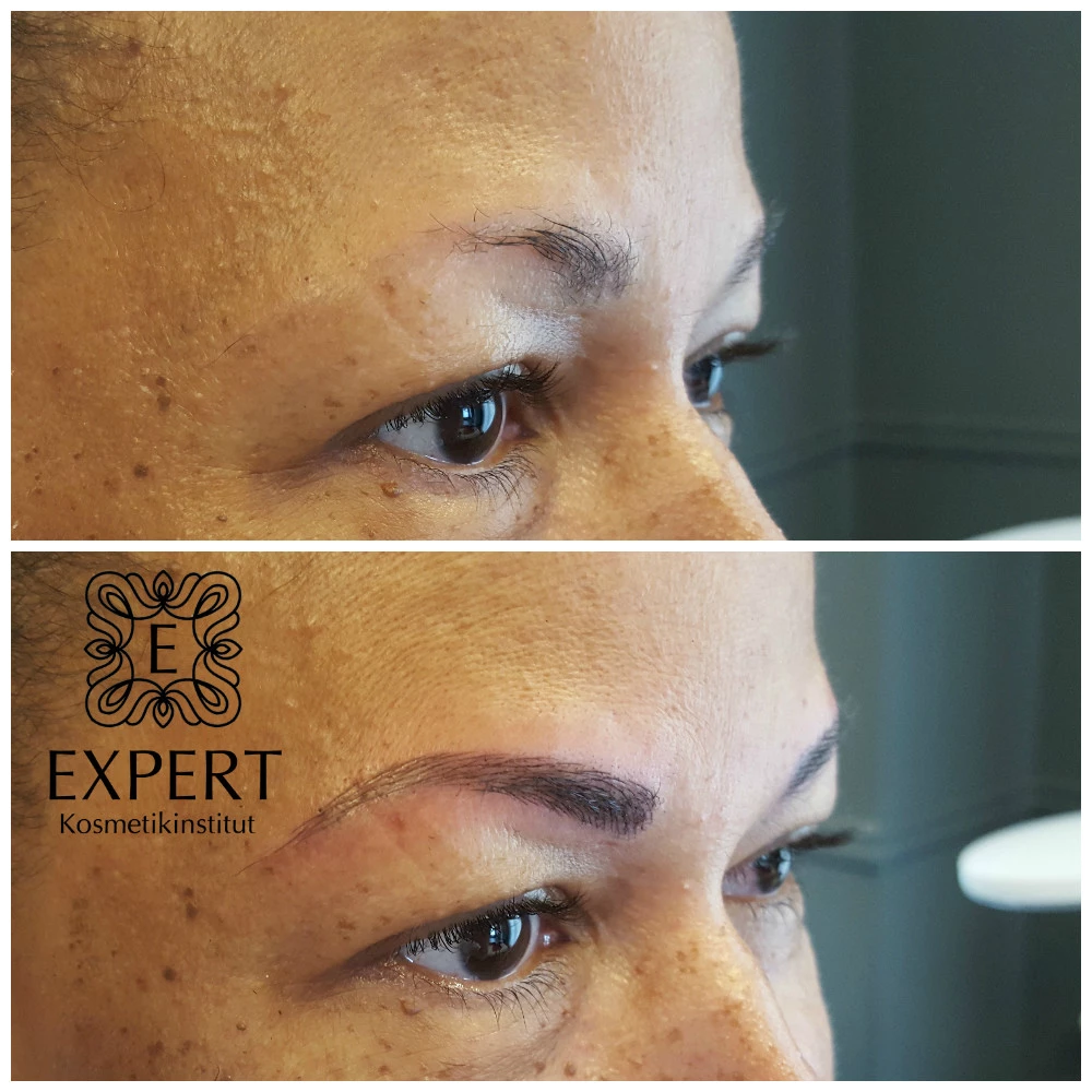 Microblading Vorher Nachher 1