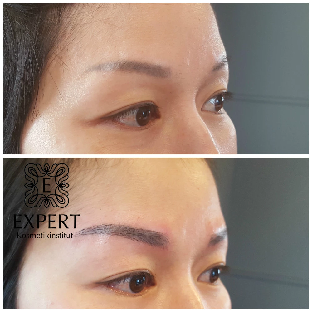 Microblading Vorher Nachher 1