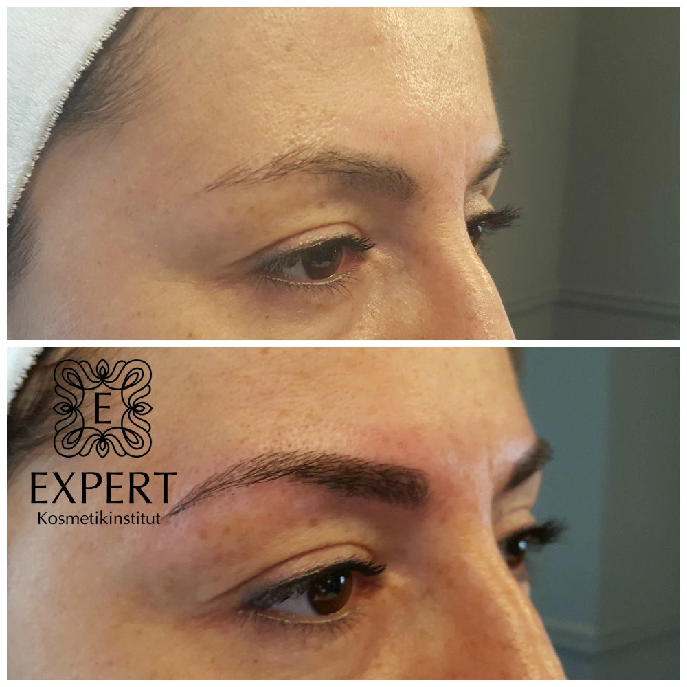 Microblading Vorher Nachher 1