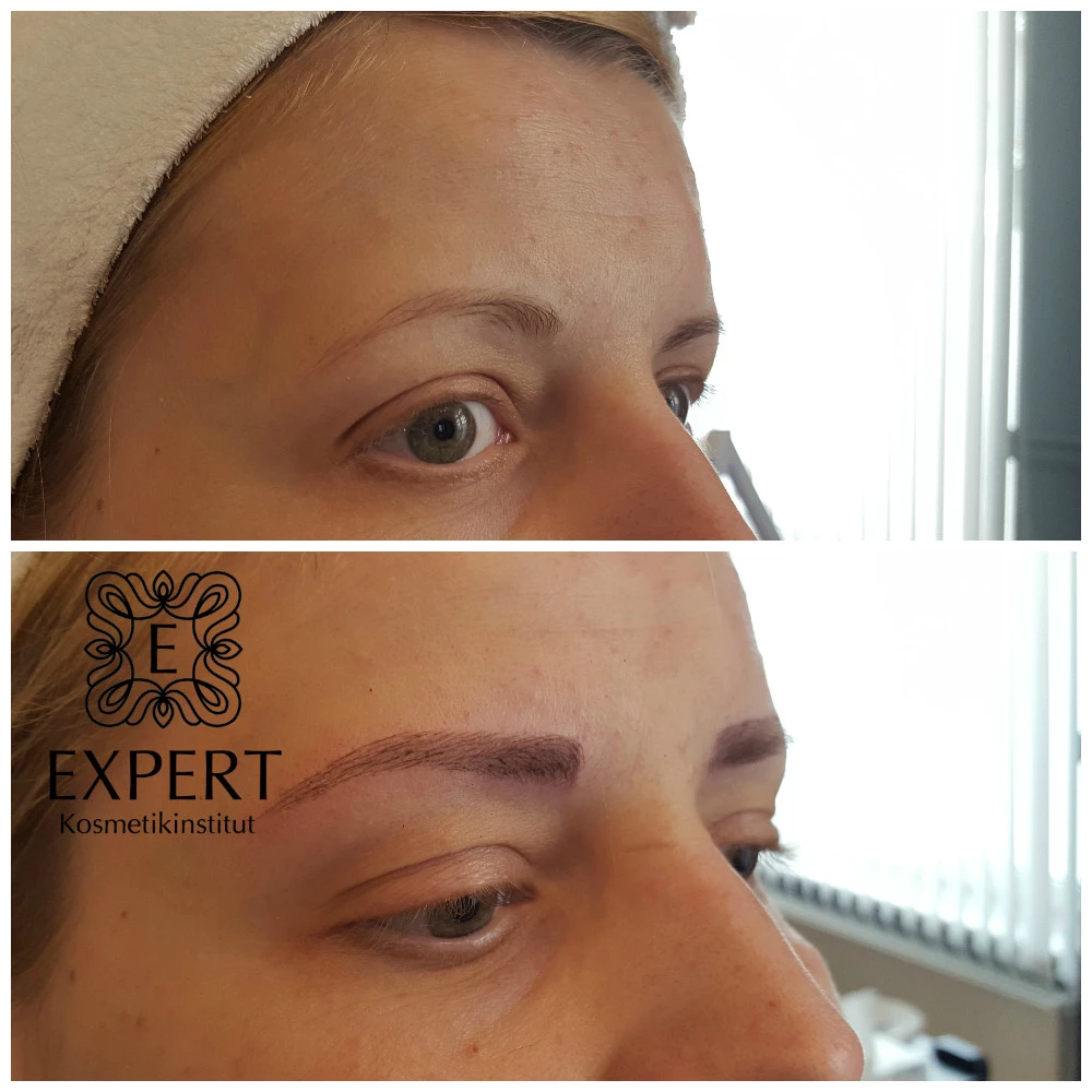 Microblading Vorher Nachher 1