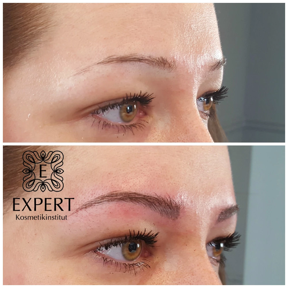 Microblading Vorher Nachher 1