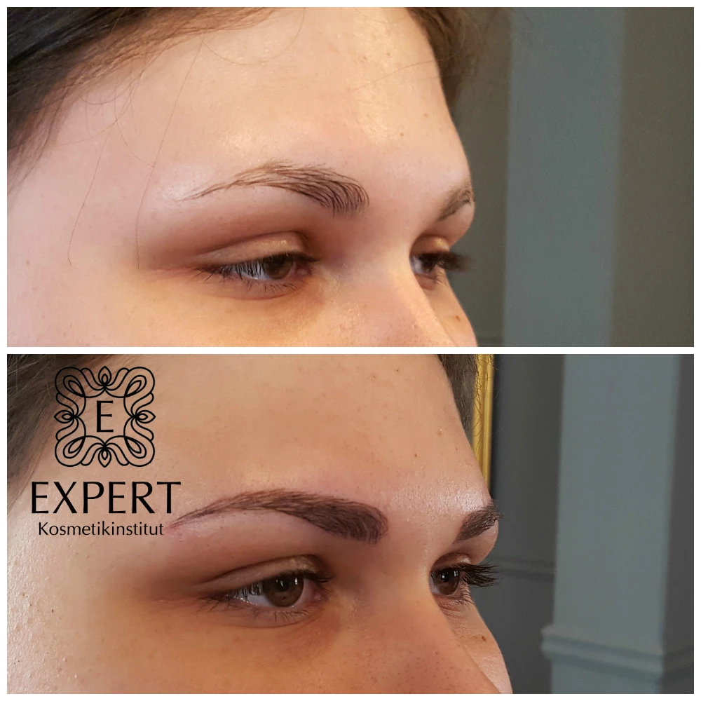 Microblading Vorher Nachher 1