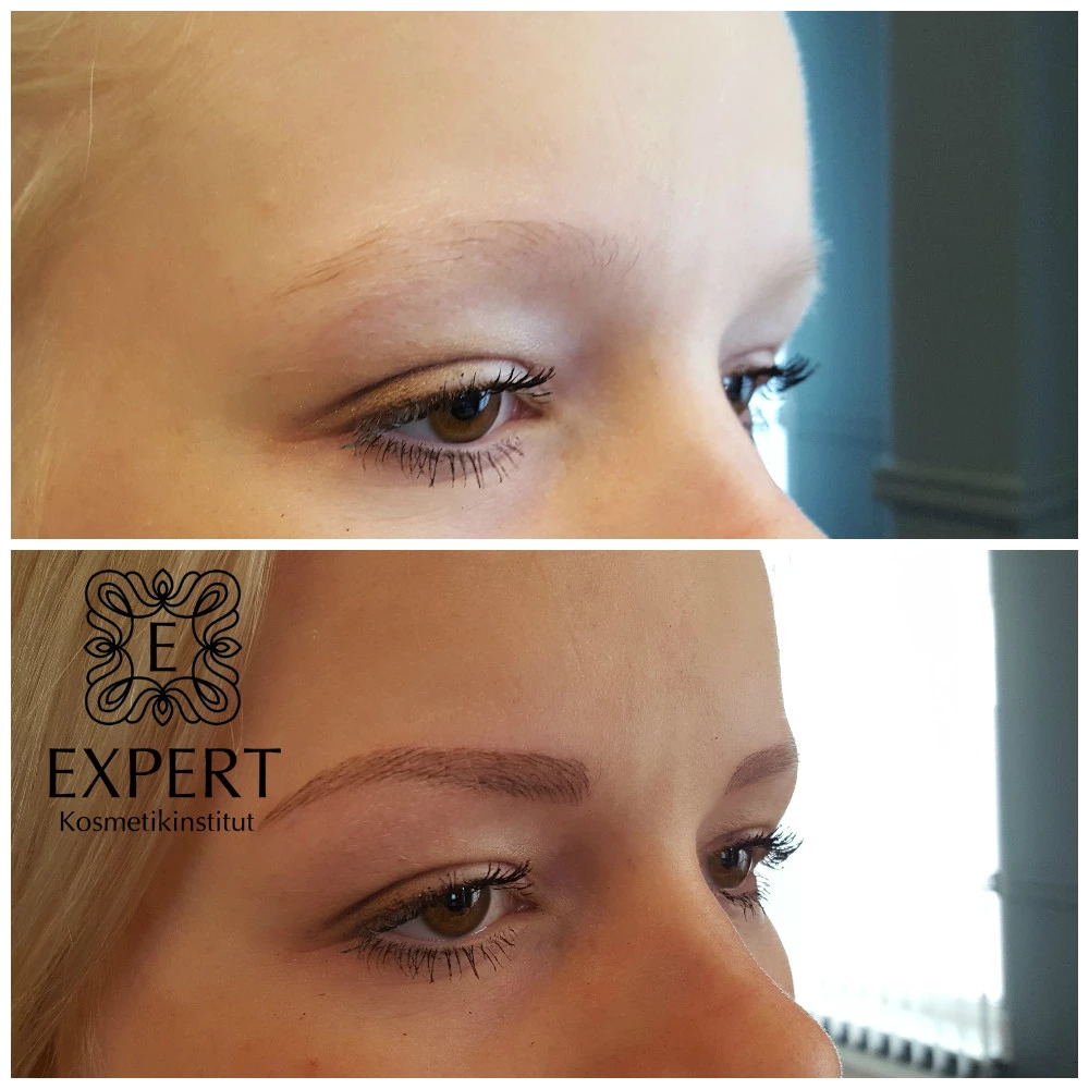 Microblading Vorher Nachher 1